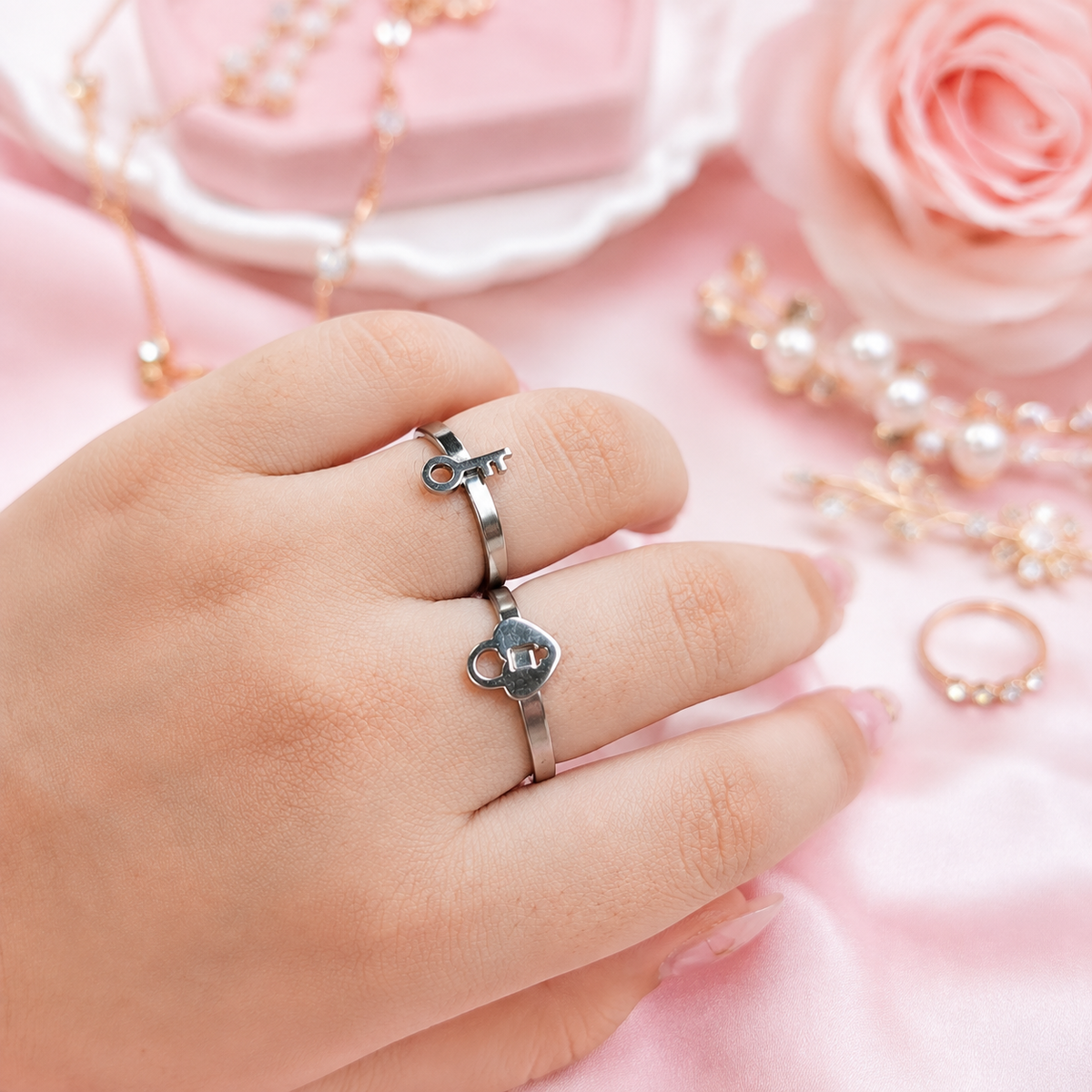 Couple Lock Ring