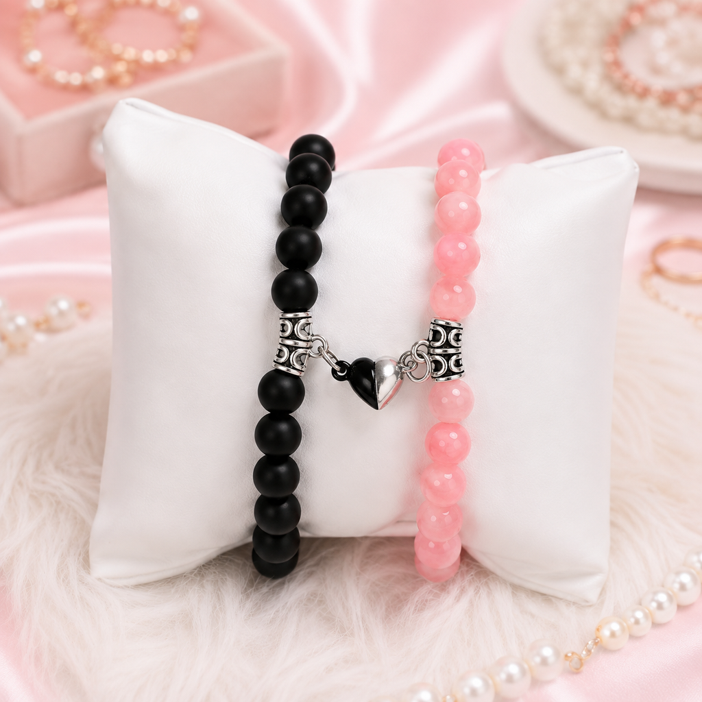 Magnetic Heart Bracelets For Couples