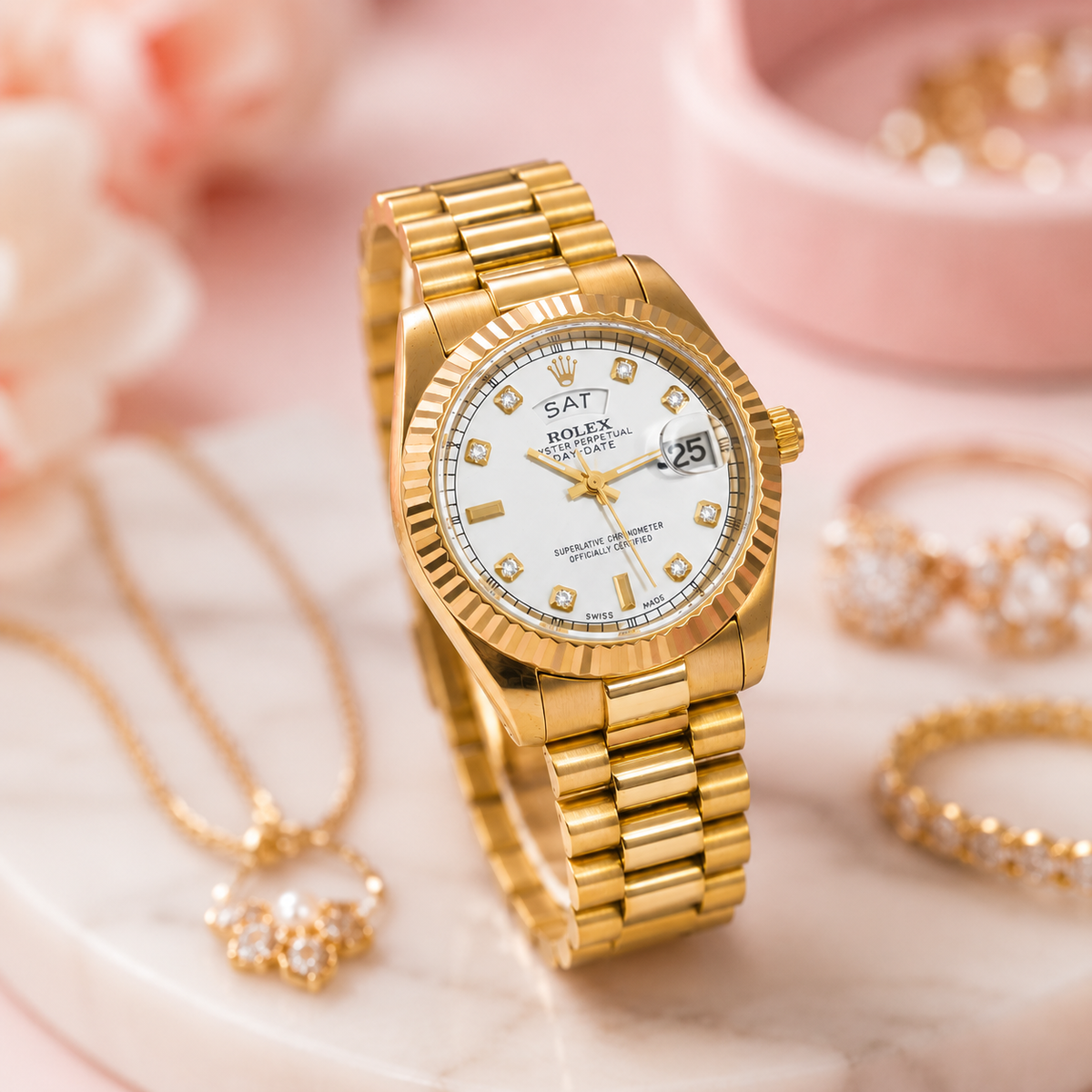 Golden Luxe Watch