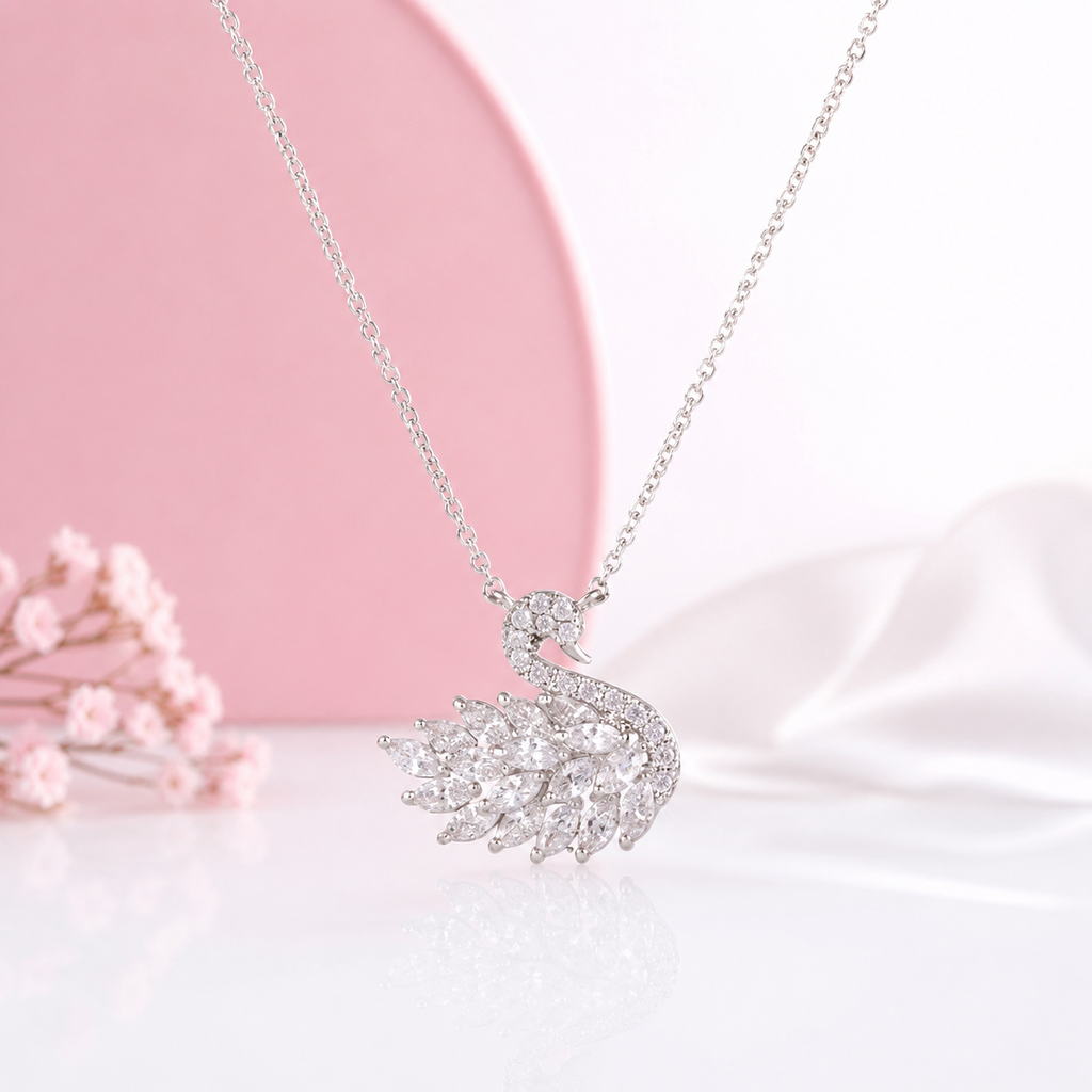 Elegant Swan Pendant