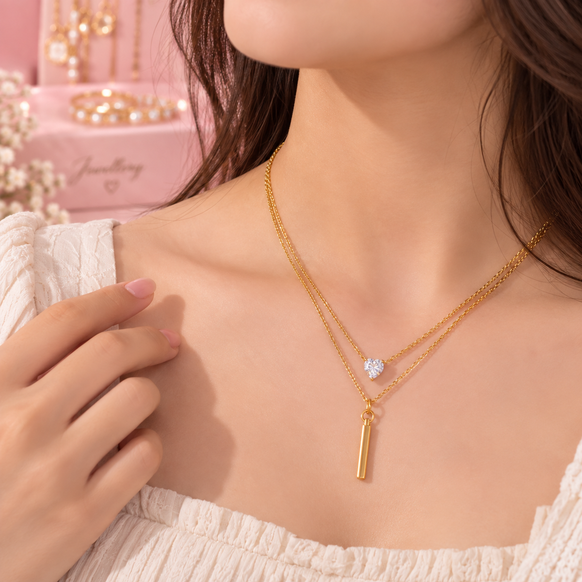 Duo Bar Pendant