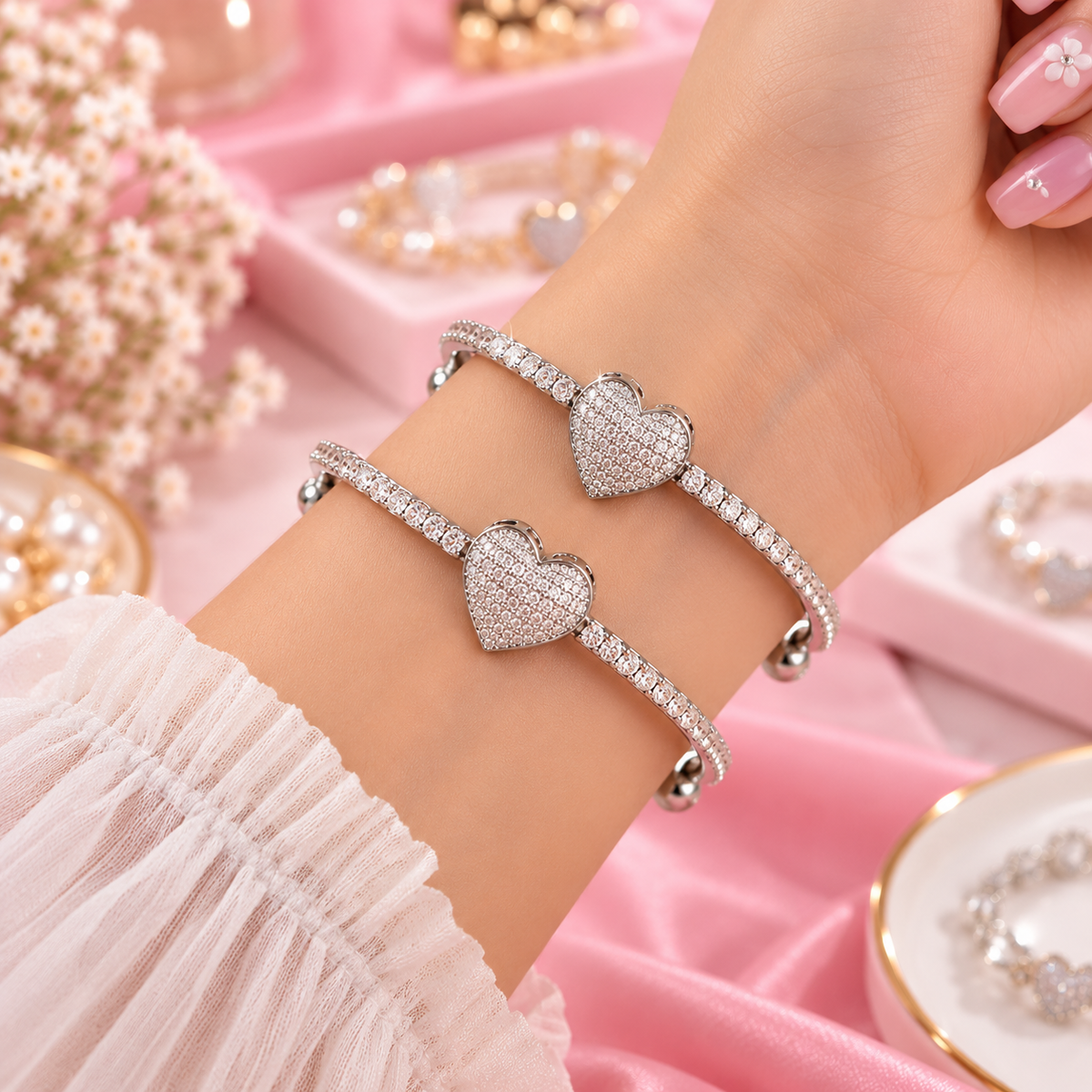 Heart Luxe Hand Cuff