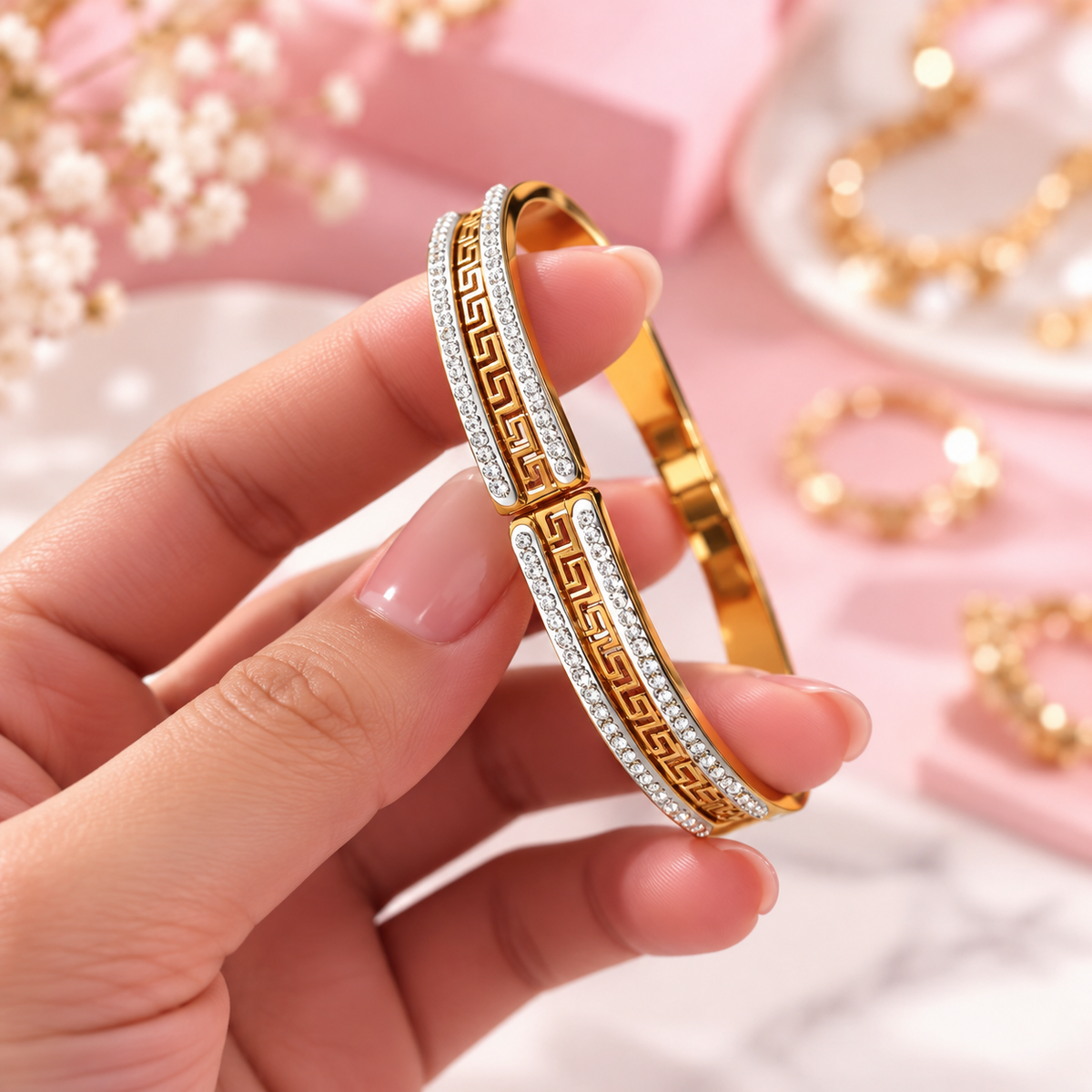 Golden Luxe Hand Cuff