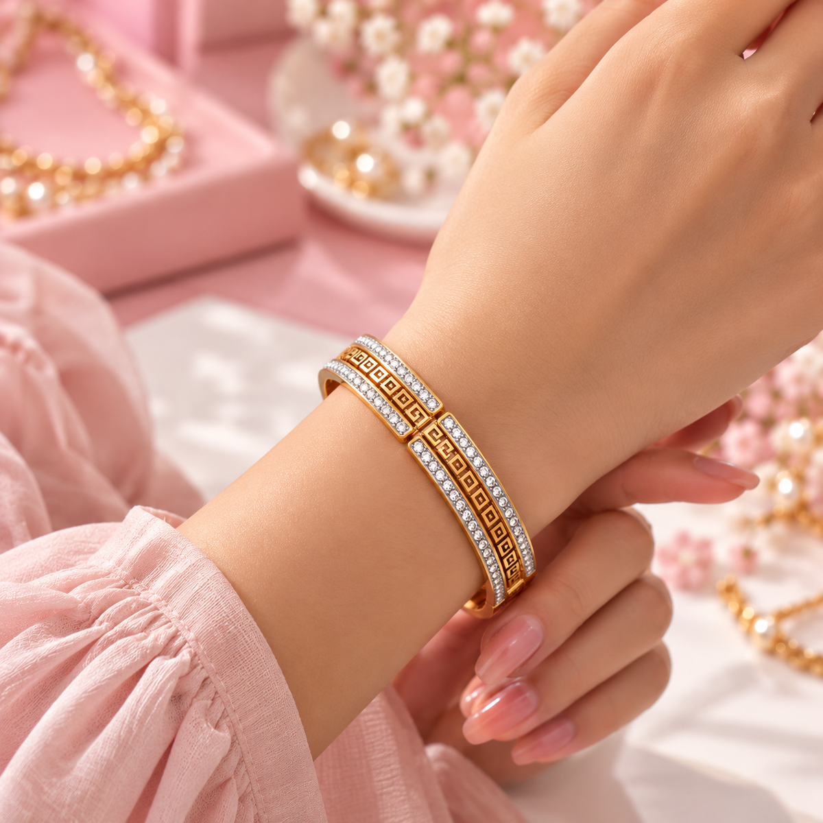 Golden Luxe Hand Cuff